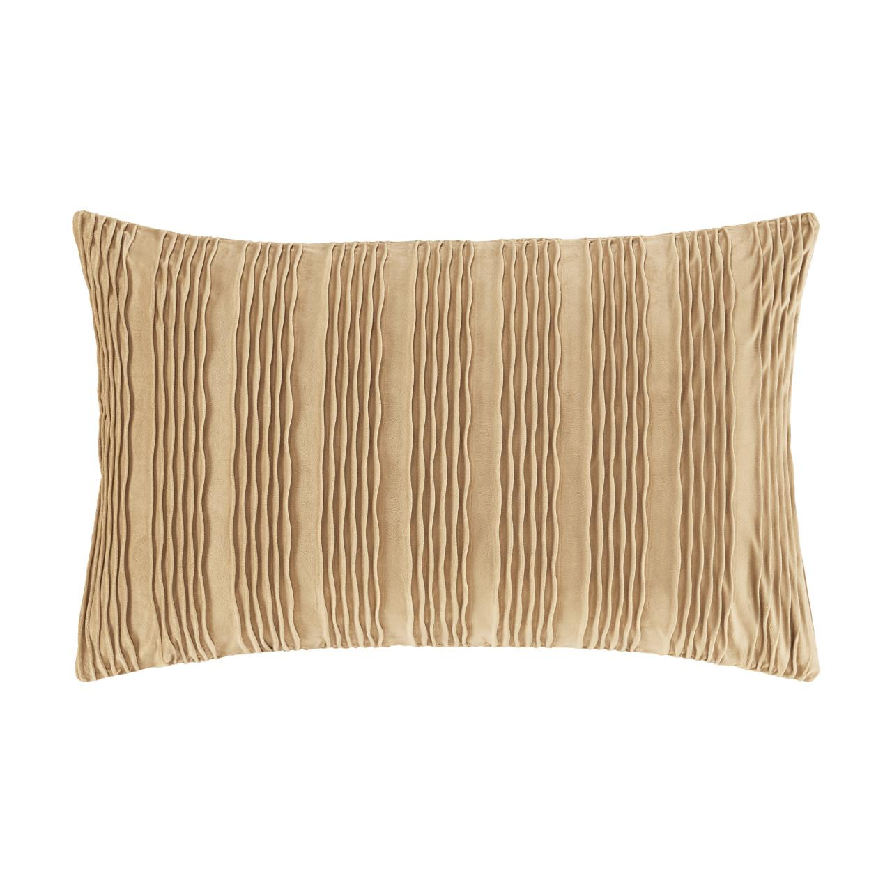 Townsend Wave Gold Lumbar Pillow Cover by J Queen New York Paul's