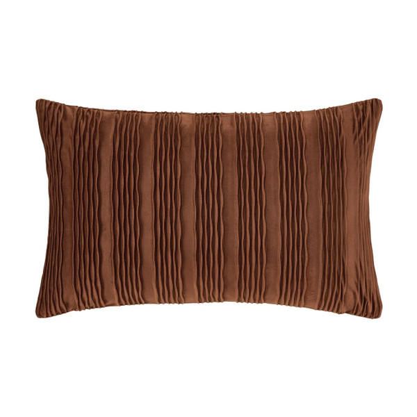 Townsend Wave Terracotta Lumbar Pillow Cover - 193842137918