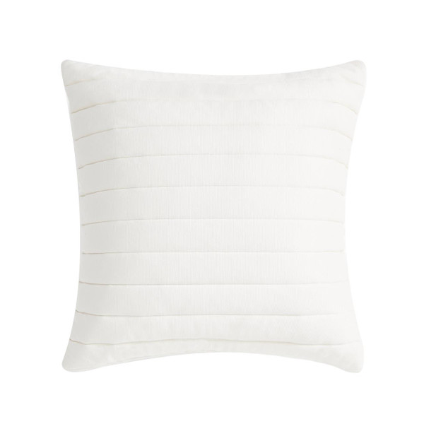 Valencia Cream 20" Quilted Pillow - 193842142912