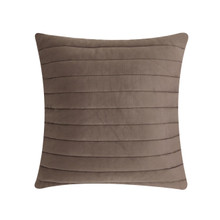 Valencia Mocha 20" Quilted Pillow - 193842143001