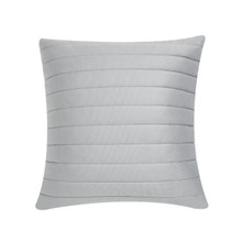 Valencia Silver 20" Quilted Pillow - 193842142820