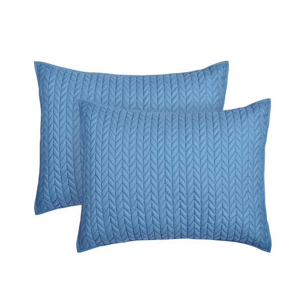 Cayman Blue Quilted Sham - 193842139547