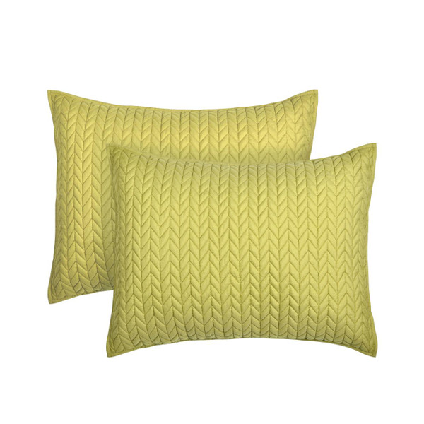 Cayman Chartreuse Quilted Sham - 193842139745