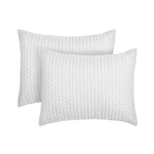 Cayman White Quilted Sham - 193842139646