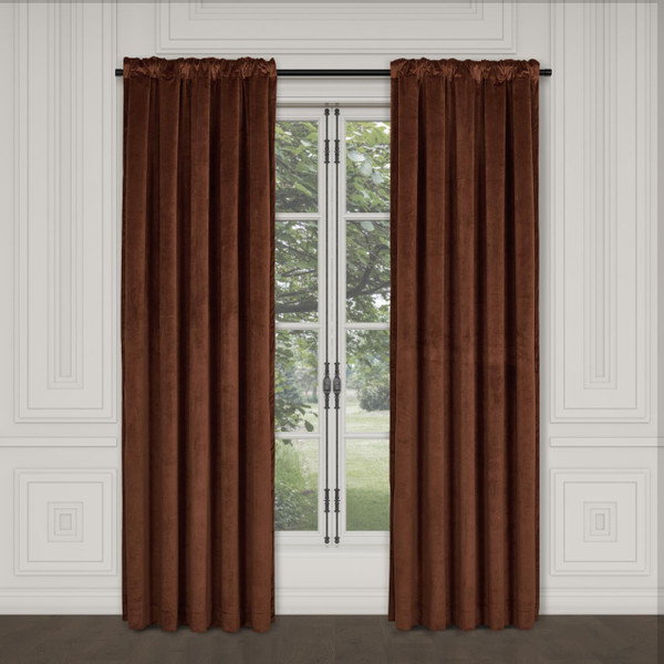 Townsend Terracotta Curtain Panel - 193842137543