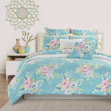 Esme Turquoise Comforter Set - 193842139080