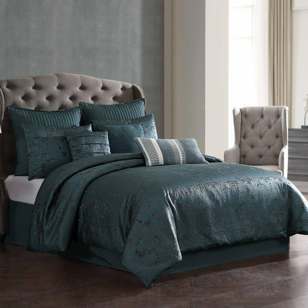 Dobbins Blue Comforter Set - 679610897210