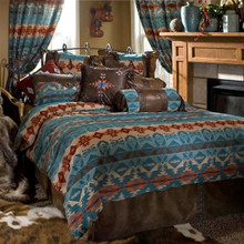Turquoise Chamarro Bedding Collection -