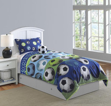 Soccer League Comforter Set - 679610689587