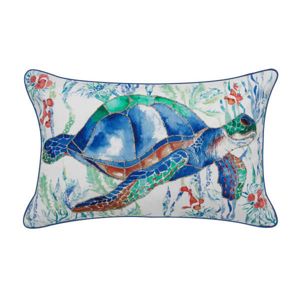 Nautical Turtle Pillow - 008246358367