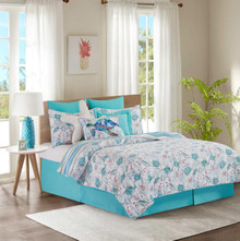 Sea Turtle Cove Quilt Set - 008246711537