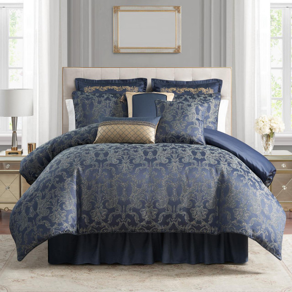 Brennigan Blue 6 Piece Comforter Set - 038992962280
