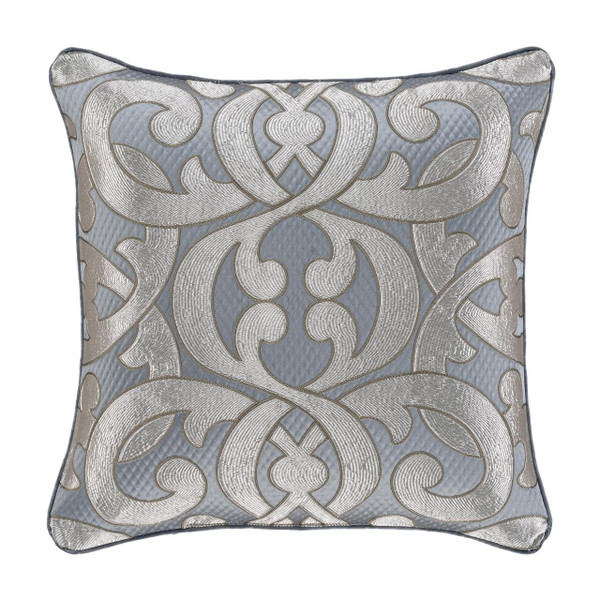 Barocco Sterling 20" Square Pillow - 193842146972