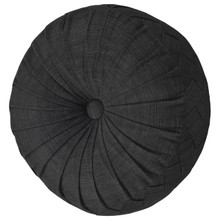 Michalina Black Round Pillow - 193842136935