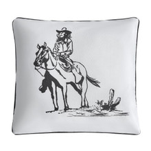 Ranch Life Indoor/Outdoor Cowgirl Pillow - 840118818599