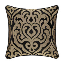 Bolero Black And Gold 20" Square Pillow - 193842147986