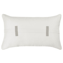 Brilliance Ivory Quilted Boudoir Pillow - 193842148662