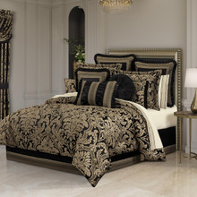 Brunello Black And Gold Comforter Collection -