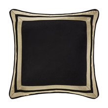 Calvari Black And Gold 20" Square Pillow - 193842148198