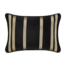 Calvari Black And Gold Boudoir Pillow - 193842148235