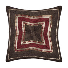 Cerino Chocolate 18" Square Pillow - 193842147658