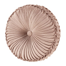 Rosewater Blush Tufted Round Pillow - 193842147191
