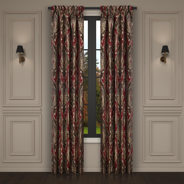 Cerino Chocolate Curtain Pair - 193842147672