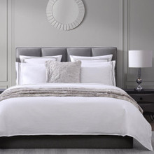 Embroidered Border Grey Bedding Collection -