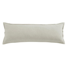 French Flax Linen Natural Lumbar Pillow - 840118820332