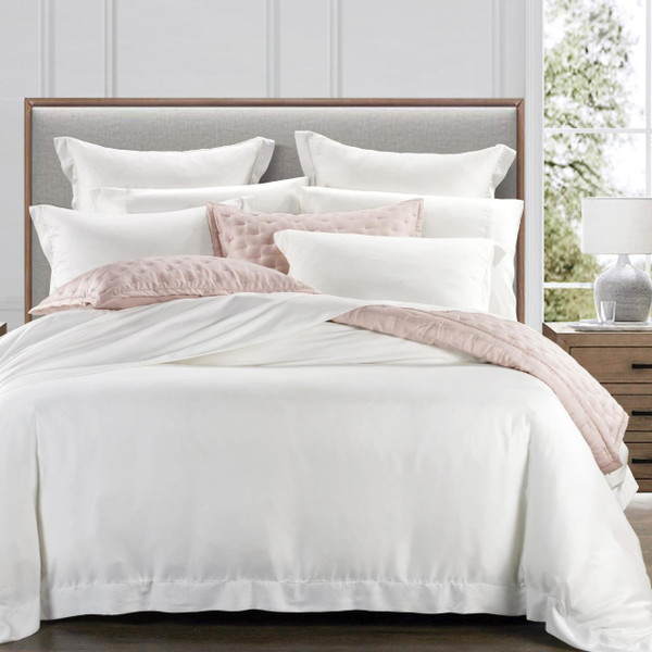 Lyocell White Bedding Collection -