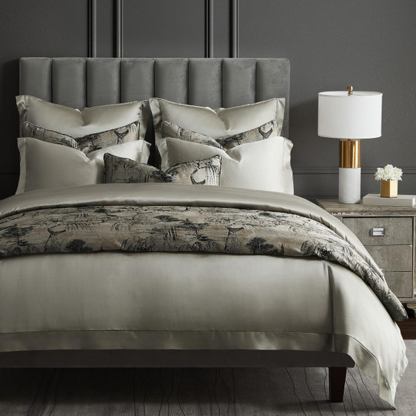 Pastoral Jacquard Champagne Bedding Collection -