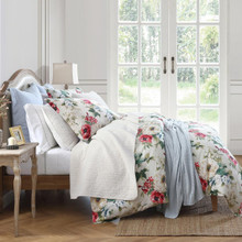 Peony Washed Linen Blossom Bedding Collection -