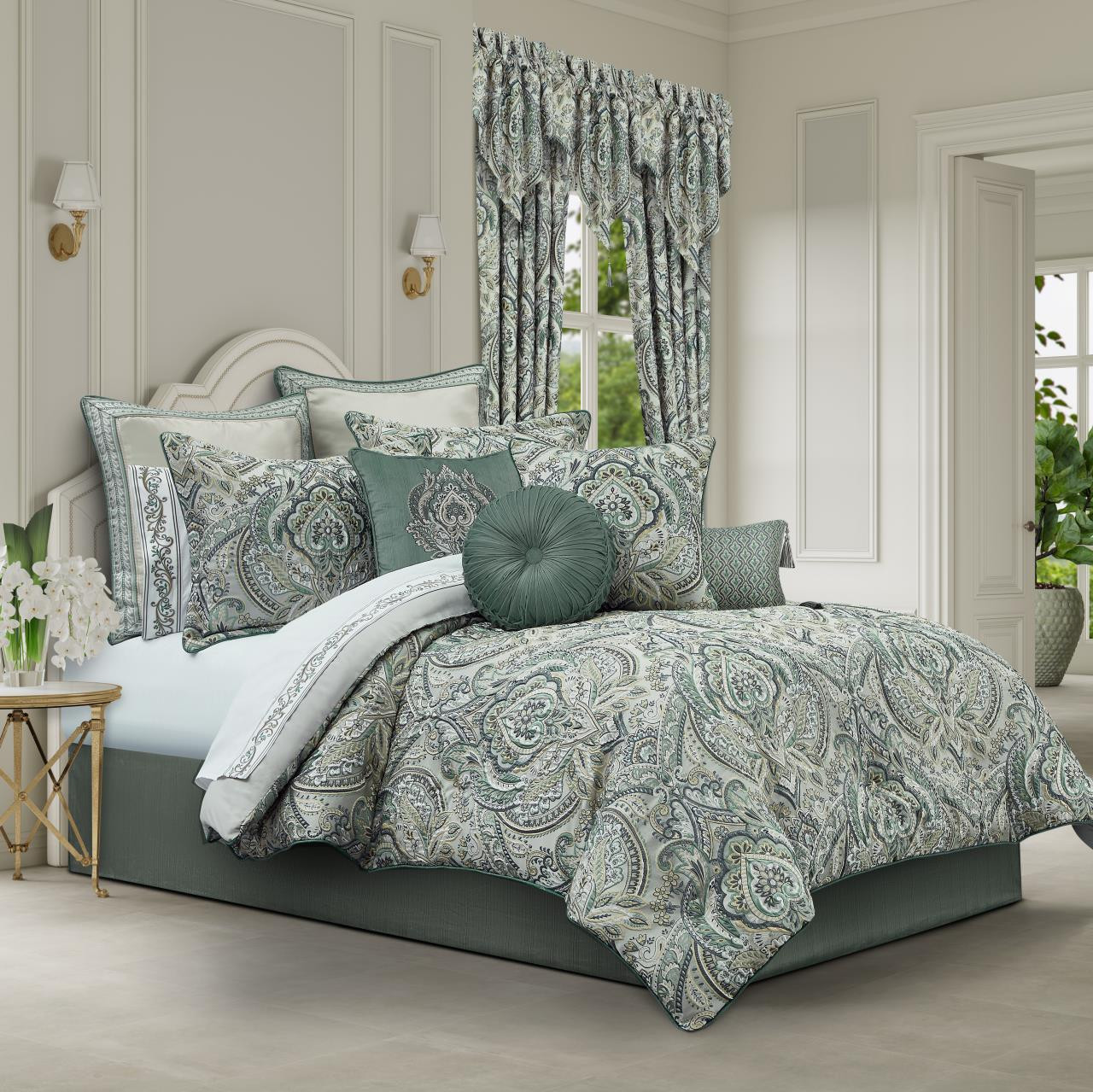 Nico Spa Comforter Set by J Queen New York | Paul's Home Fashions