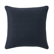 Brilliance Navy 20" Quilted Square Pillow - 193842154472