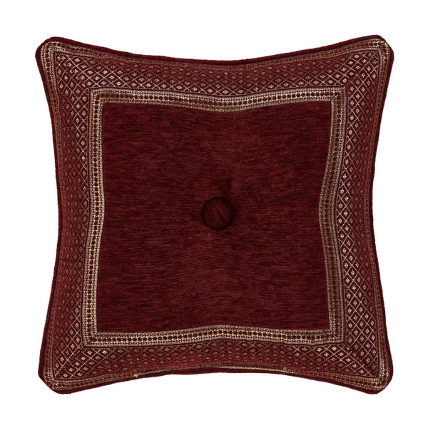 Laurenza Crimson 18" Square Pillow - 193842151549