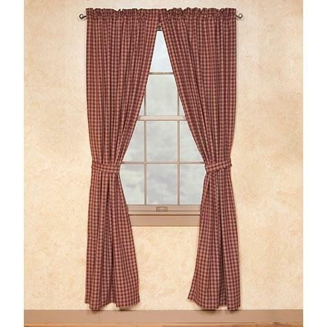 Sturbridge Wine Curtain Collection -