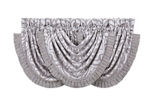 Luxembourg Silver Waterfall Valance - 846339039751