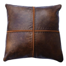 Brighton Cross Stitched Pillow - 813654023314