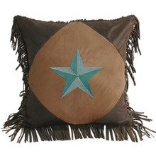 Laredo Turquoise Star Pillow - 890830102865