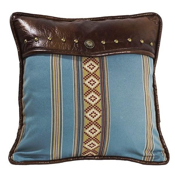 Ruidoso Blue Pillow - 813654021297