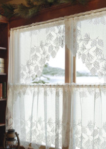 Woodland Lace Tier Curtain - 734573045549