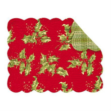 Holly Red Rectangular Placemat - 164924572774