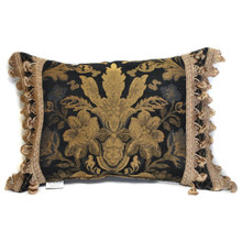 Lismore Black Boudoir Pillow -