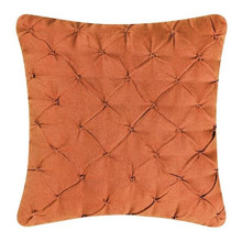 Orange Diamond Tuck Pillow - 164924995108