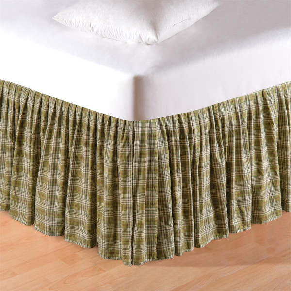 Holly Plaid Bed Skirt - 164925093650