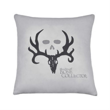 Bone Collector Black Gray Pillow -