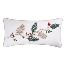 Natural Pines Embroidered Pillow - 164921199844