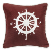 Red Compass Pillow -
