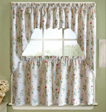 English Garden Printed Tier Curtains -