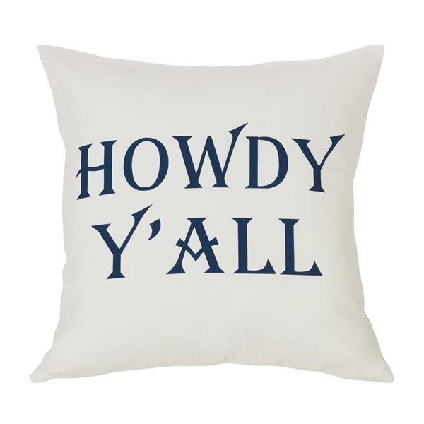 Howdy Y'all Pillow -